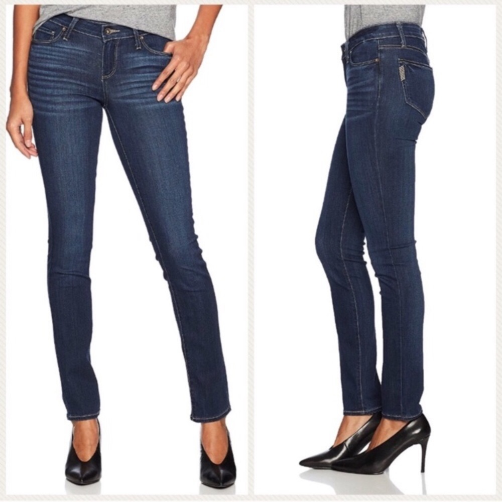 PAIGE Peg Skinny Jeans dark wash